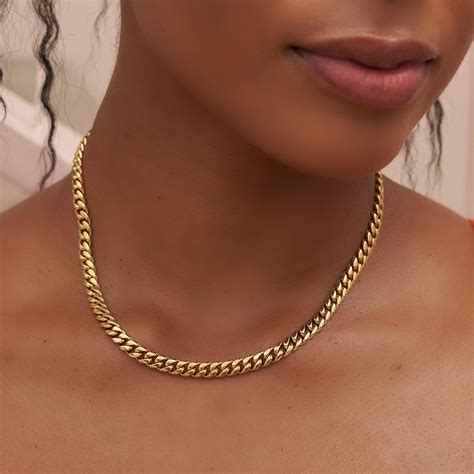 lv cuban link chain|cuban link chain for women.